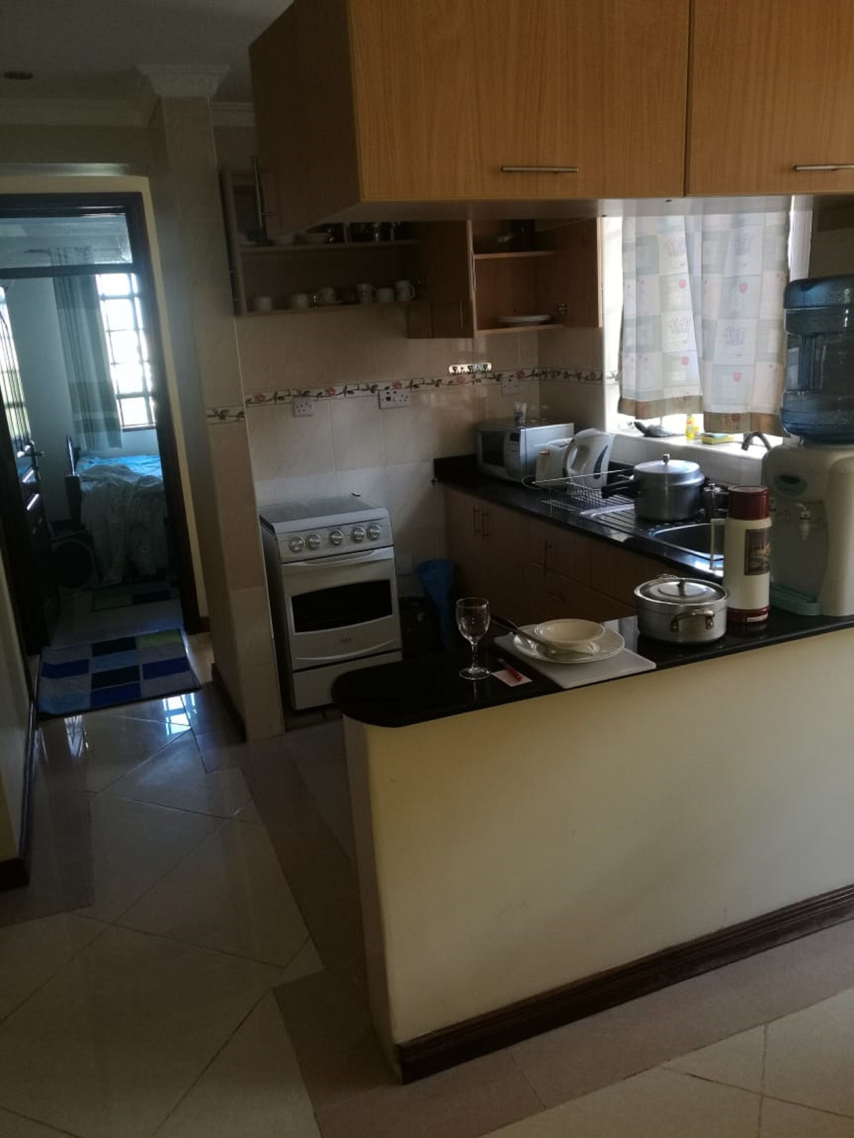 Classic Apartment | Private kitchen | Fridge, microwave, oven, stovetop