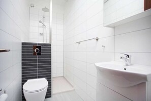 Shower, hair dryer, towels - Beautiful Vintage Apartment - Skolavordustigur (Reykjavík)