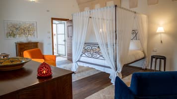 1 chambre, literie de qualité supérieure, couette en duvet d'oie