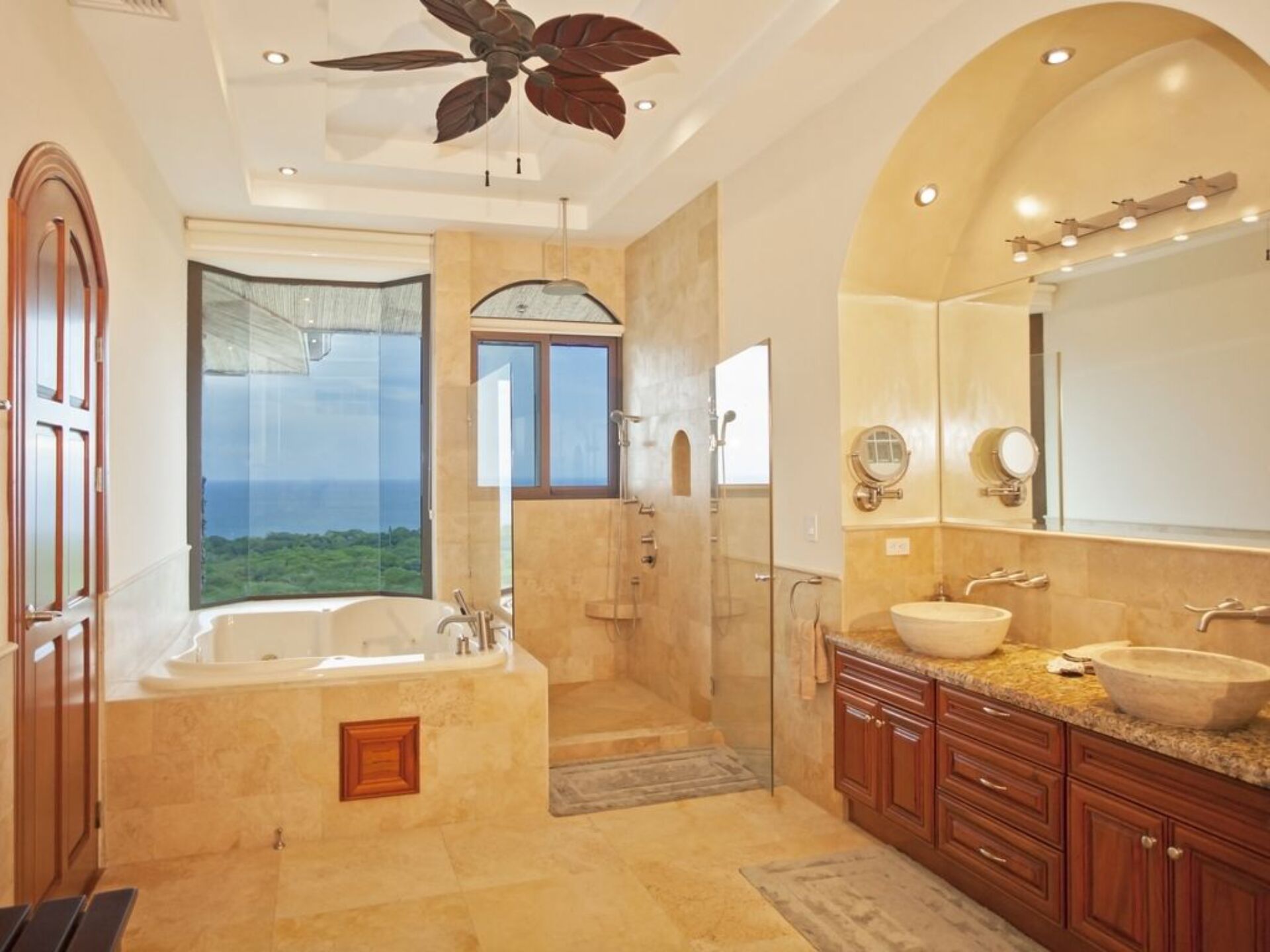 Luxury Villa, 3 Bedrooms, Private Pool, Ocean View | Bathroom | Shower, free toiletries, towels, soap