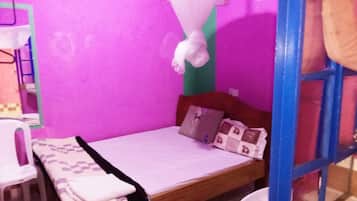 Double Room | Desk, blackout drapes, free WiFi, bed sheets