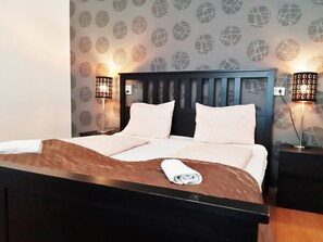 公寓 | 2 多间卧室、笔记本电脑工作区、遮光窗帘、免费 WiFi