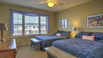 2 bedrooms, bed sheets