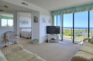 Condo, 3 Bedrooms | Living area | 36-inch TV with cable channels - Sandvillas Unit 322 (Atlantic Beach)