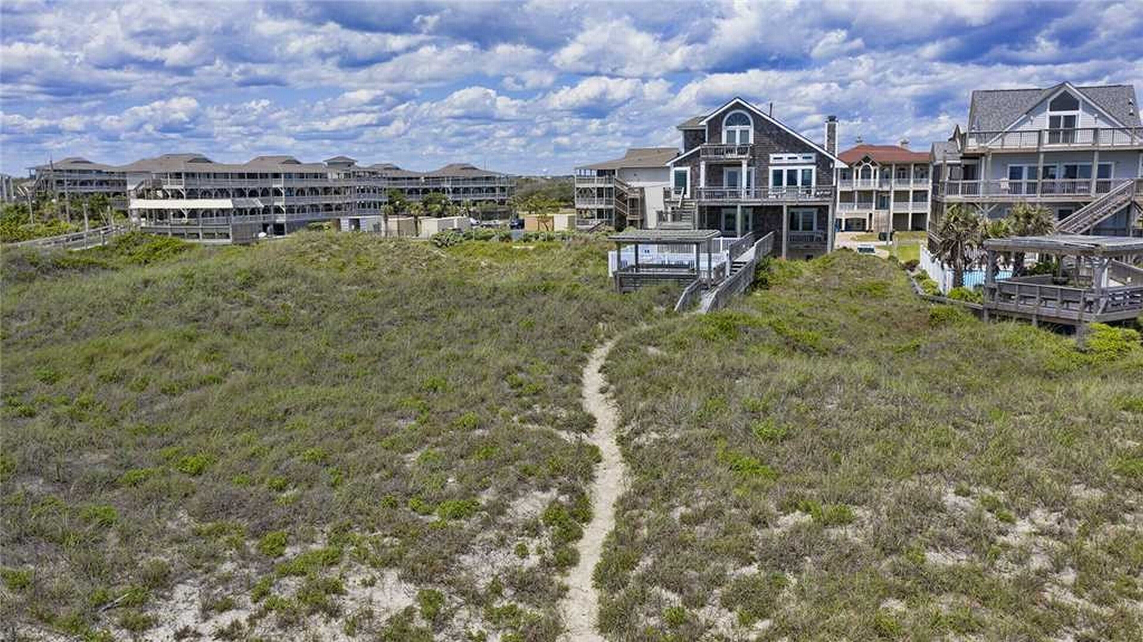 منظر من الجو على ارتفاع عالٍ