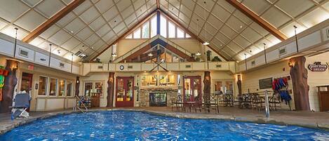 Indoor pool, outdoor pool