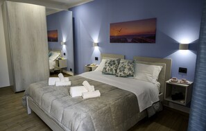 2 bedrooms, travel crib, WiFi, bed sheets