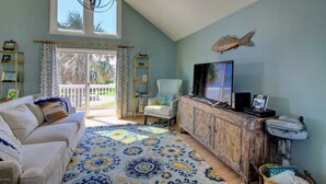 House, 3 Bedrooms | Living area - Linger Longer (Atlantic Beach)