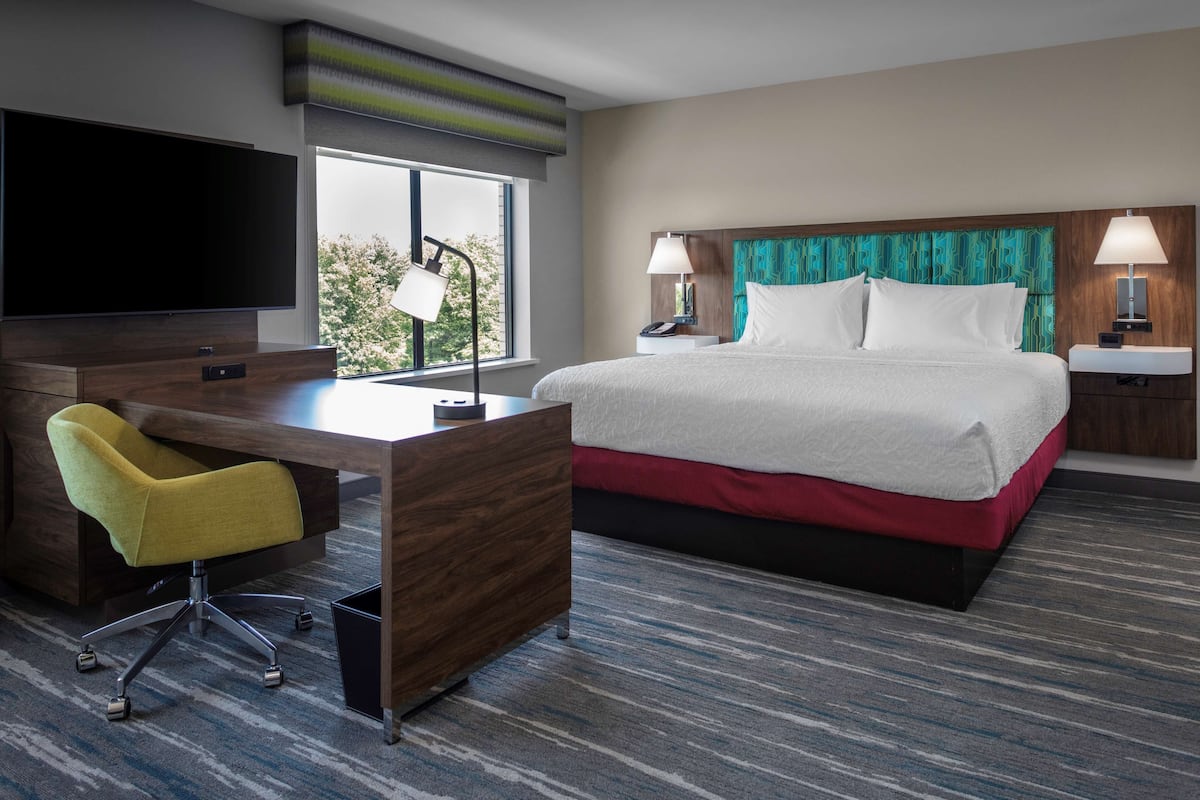 Pillow-top beds, in-room safe, desk, laptop workspace