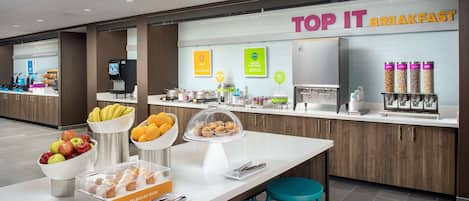 Petit déjeuner à emporter compris tous les jours