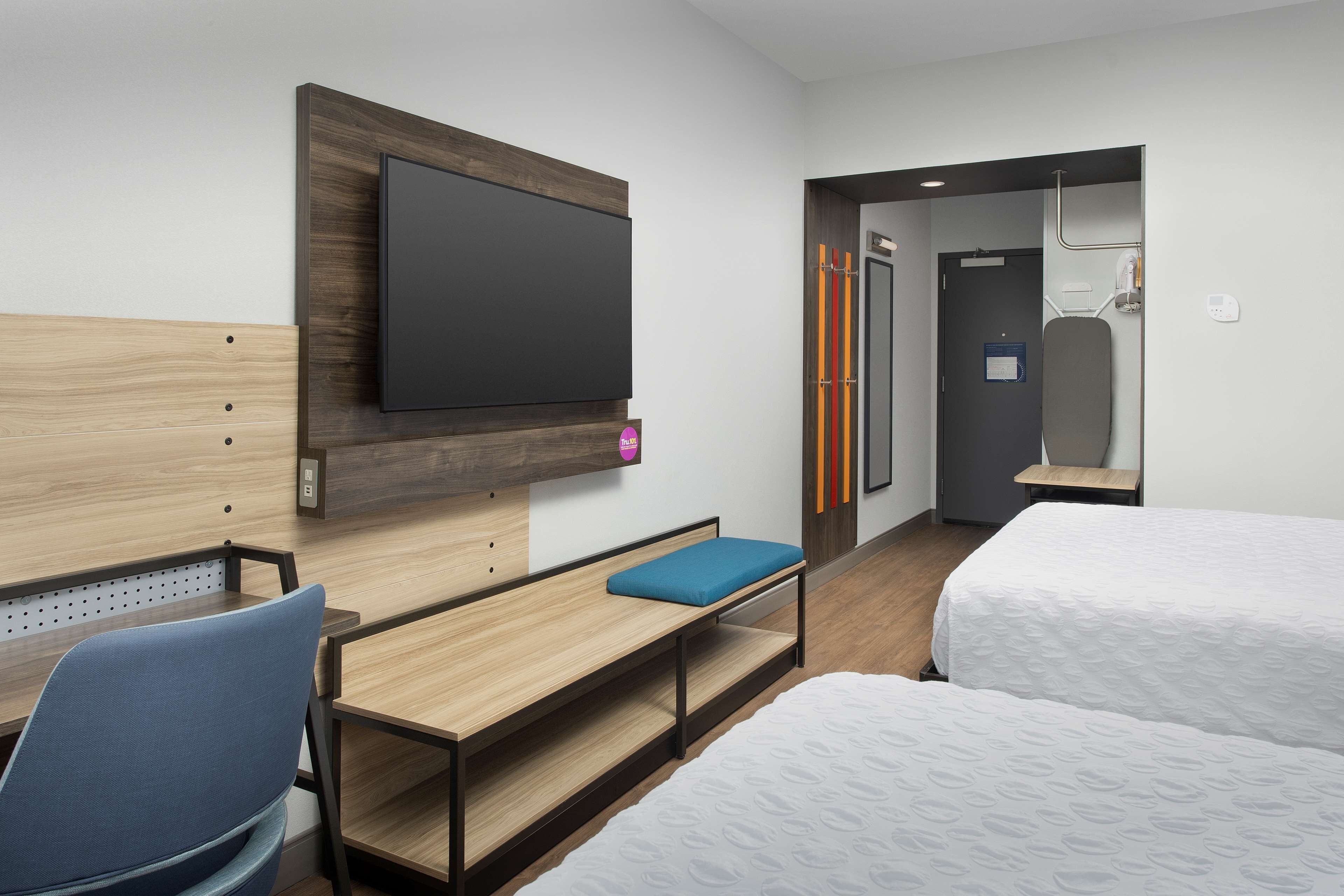 desk, laptop workspace, blackout curtains, soundproofing