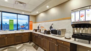 Free daily buffet breakfast