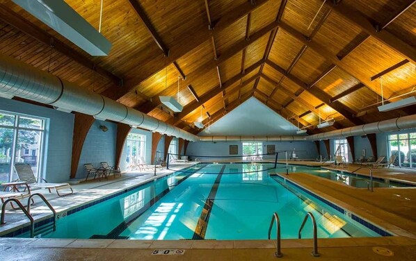 Indoor pool, outdoor pool