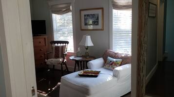 Savannah Room | Individually decorated, individually furnished, iron/ironing board