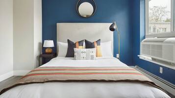 1 bedroom, individually decorated, individually furnished