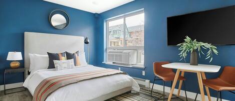 1 غرفة نوم وبديكورات فريدة لكل غرفة وطراز فريد لكل وحدة