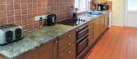 Horno, lavavajillas, periquera y utensilios de cocina