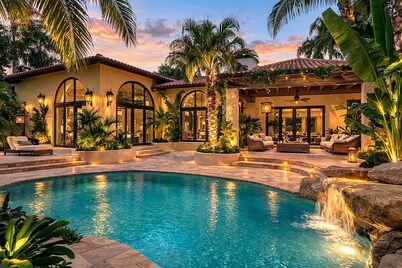 5BR Italian Villa Vizalli • Heated Pool&Jacuzzi • Office+Baby Rm-Tropical Escape