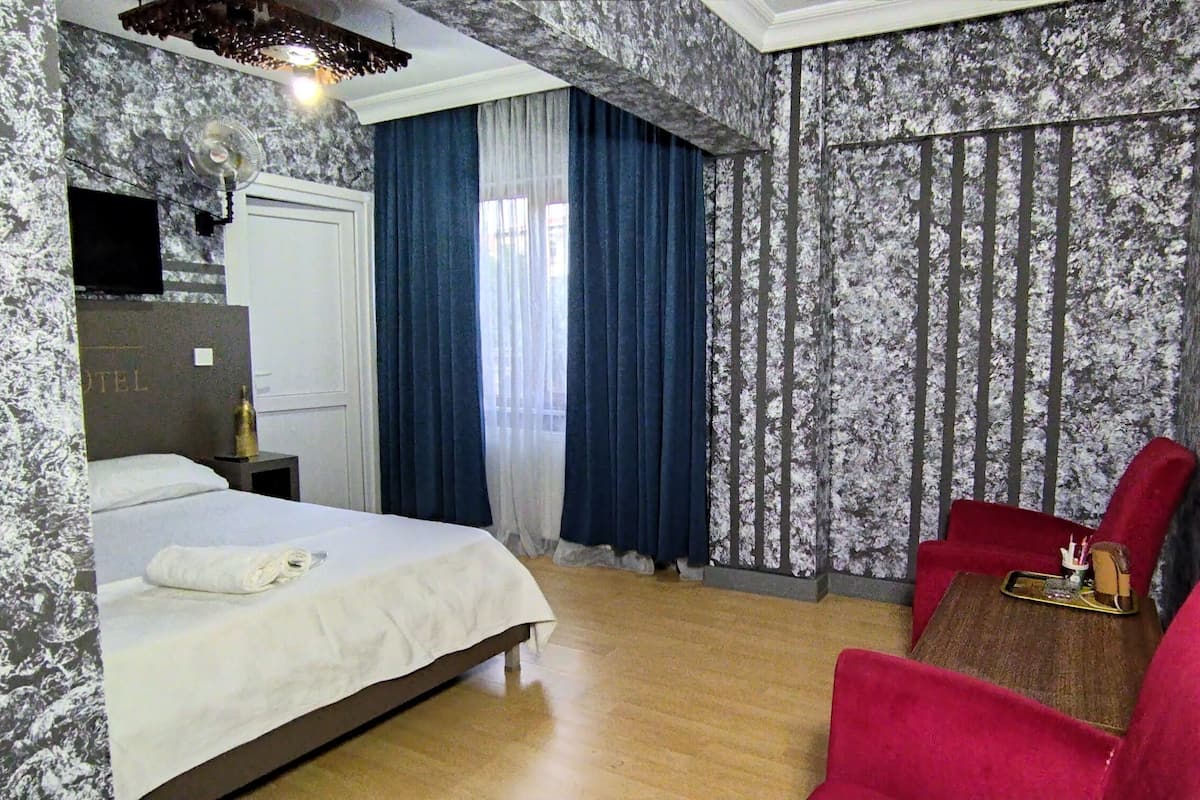 Standaard tweepersoonskamer | 1 slaapkamer, verduisterende gordijnen, gratis wifi, beddengoed