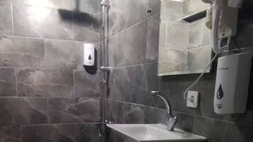 Free toiletries, slippers, towels