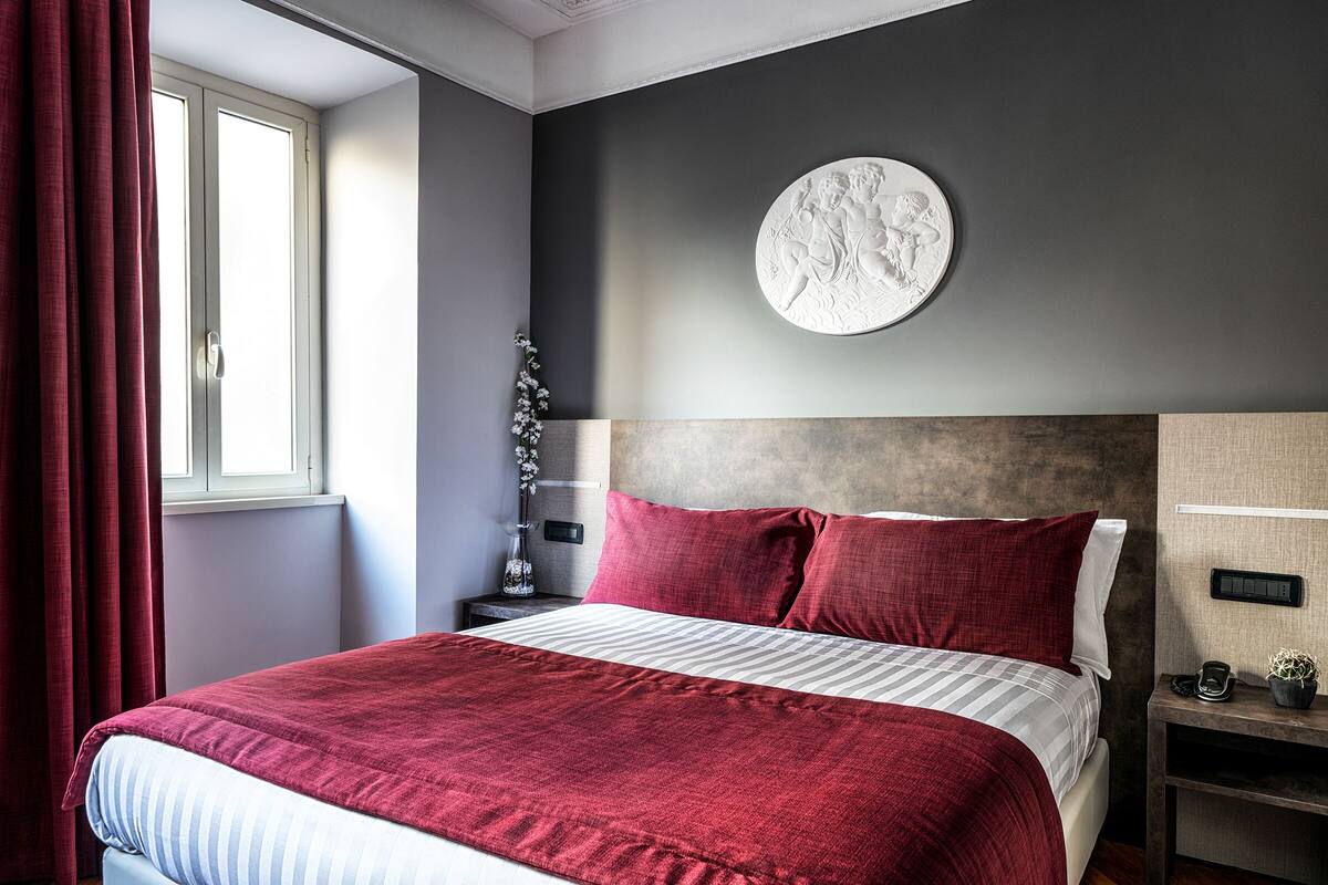 Hypo-allergenic bedding available, down comforters, memory foam beds