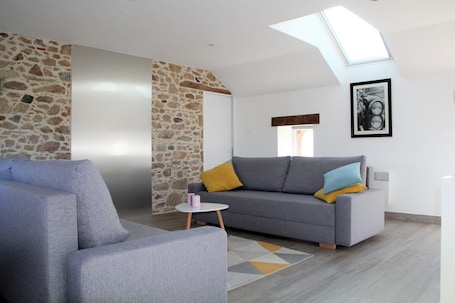 TV. The renovated attic for your comfort