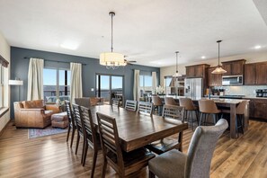 Dining - Spacious Lakeview Retreat w/Game Room, Indoor Pool, Expansive Deck & Firepit  (Branson)