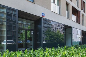 Blick von der Unterkunft