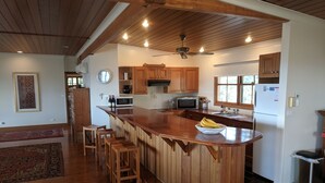Family Cabin, 3 Bedrooms, Mountain View | Private kitchen - Bela Vista Spa Cabin (Vacy)
