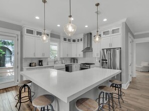Fridge, microwave, oven, stovetop - Luxury Home, Gated Community, Pool Just Steps From Front Door! (Miramar Beach)