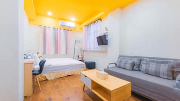 Chambre Double Supérieure, 1 très grand lit, non-fumeurs, baignoire | Rideaux occultants, chambres insonorisées, Wi-Fi gratuit, draps fournis