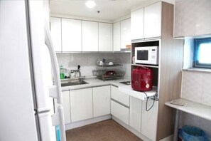 Mini-fridge, microwave - Apple House (Dongducheon)