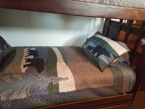 2 bedrooms, iron/ironing board, travel crib, free WiFi