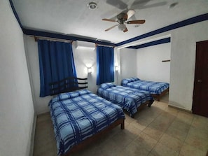 Triple Room | Iron/ironing board, free WiFi, bed sheets - Hotel Posada Marcas (Cancun)