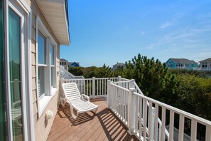 Terrace/patio - Oceanside, ELEV, Private Pool, Hot Tub, OL45, Sunnyside II (Corolla)