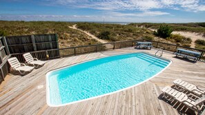 Una piscina riscaldata