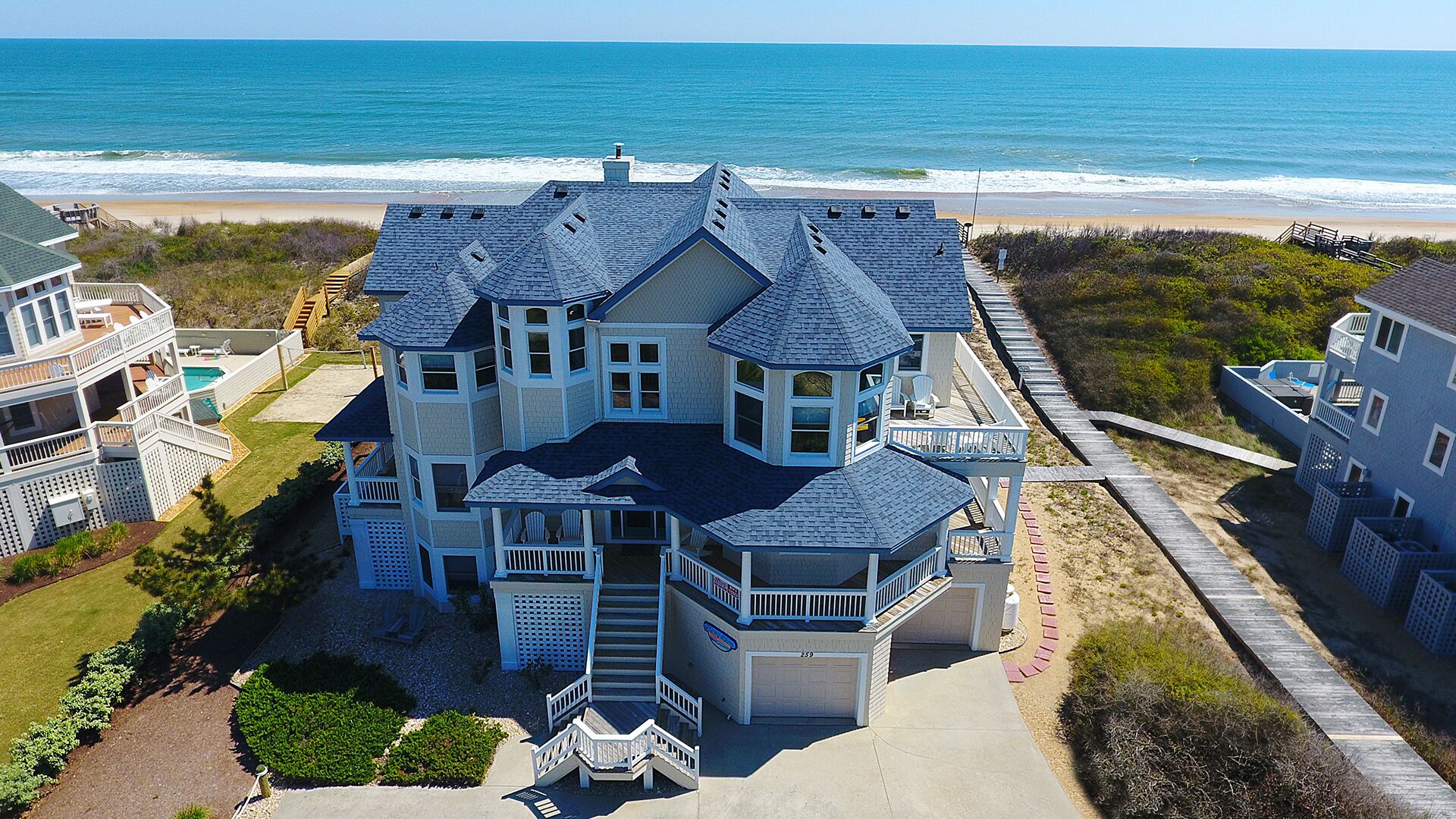 PI190, Making Waves- Oceanfront, Ocean Views, Beach Access, Pool, Rec Rm