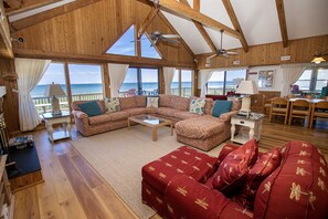 电视、壁炉、DVD 播放器、立体声音响