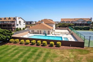 Pool - Oceanside, Close to Beach Access, Community Pool, KHSDD1, Sea Dunes D1 (Kitty Hawk)