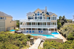 Exterior - OCEANFRONT, Ocean views, beach access, Pool, PI139, Pine Haven (Corolla)