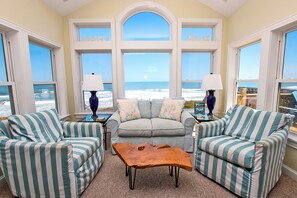 TV, DVD player, stereo