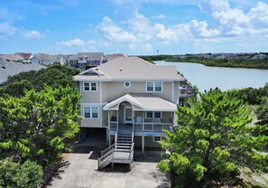 Exterior - Oceanside, 7 BRs, Lake Views, Private Pool, Pool Table, Hot Tub, OS1M, Leap of Faith (Corolla)