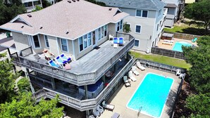 Unclassified image, 5 of 53, button - Oceanside, 7 BRs, Lake Views, Private Pool, Pool Table, Hot Tub, OS1M, Leap of Faith (Corolla)