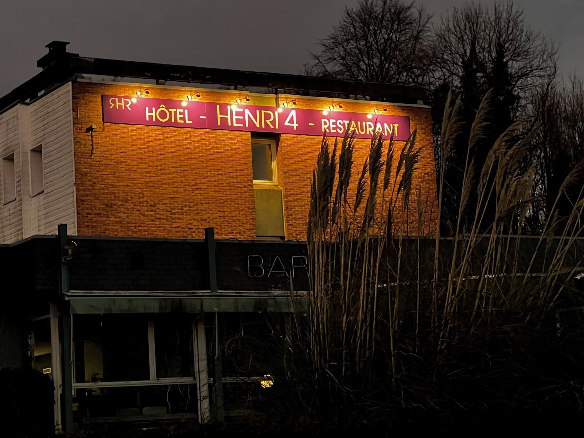 Voorkant van accommodatie