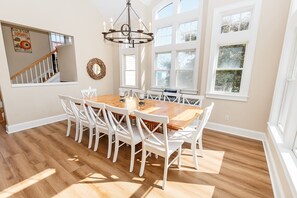 Dining - Oceanside, Private Pool, Hot Tub, Buck Island Amenities, BU21, Island Girl (Corolla)