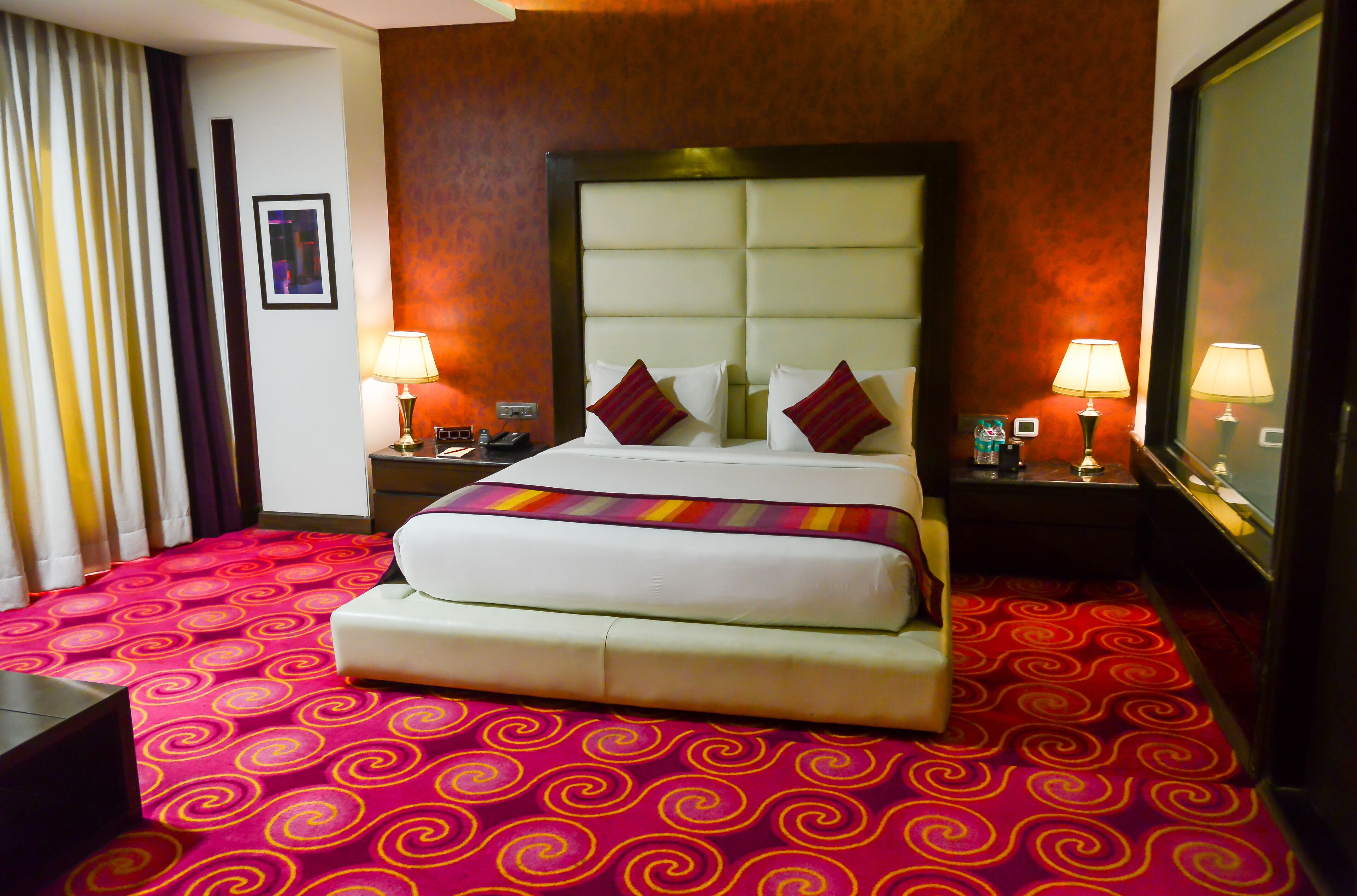 presidential room | in-room safe, desk, laptop workspace, blackout curtains