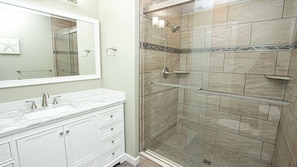 Shower, towels