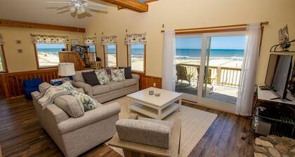 OCEANFRONT, 4-wheel drive area, Wild Horses, Ocean Views! 4x1662, Dolphin Watch