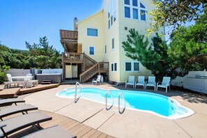 Pool - Oceanside, 5 BRs, Pool, Hot Tub, Close to Beach Access, T10, Surf N Duck (Duck)