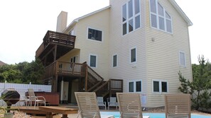 Exterior - Oceanside, 5 BRs, Pool, Hot Tub, Close to Beach Access, T10, Surf N Duck (Duck)